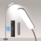 Yikuneng 18W Gris Lampara de Pie LED Regulable con Control Remoto, 1800LM Lampara de Lectura Ajuste Lineal de Temperatura de Color y Brillo, Para Sala de Estar Dormitorio Oficina