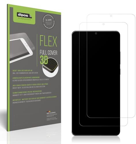 dipos FLEX 2x Displayschutzfolie matt für Huawei P30 Pro | Antireflex, entspiegelnd, 100% Displayabdeckung, Full Cover, selbstheilend, blasenfrei, Fingerprint-kompatibel, selbstklebend