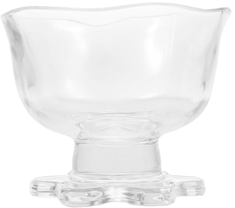 MOLUCKFU Verre à Dessert Épais Coupe Verre Transparent pour Glaces Smoothies Yaourts et Salades de Fruits Raffiné pour Mariages et Réceptions