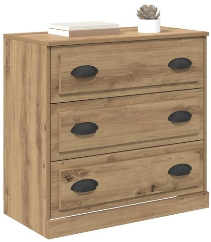 vidaXL Sideboard Artisan-Eiche 70 x 35,5 x 67,5 cm Holzwerkstoff