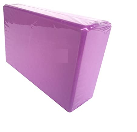 JINGYAN Yogablock Eva Yoga Cork Block Brick Pilates Foam Home Stretch Fitness Exercise Gym Sport Övning Verktyg Träning Kroppsformning(Purple)