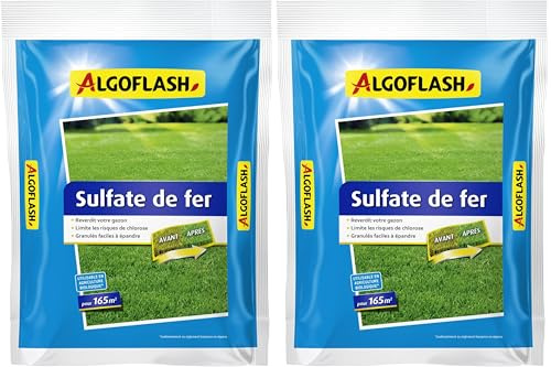 Algoflash Sulfate de Fer - 5 Kg, Gris (Lot de 2)