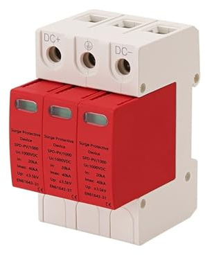ESP-04 2P Photovoltaic Low Voltage Rail DC 600V 1000V 20KA~40KA Surge Protection Device Lightning Arrester SPD(2P 20-40KA 600V)
