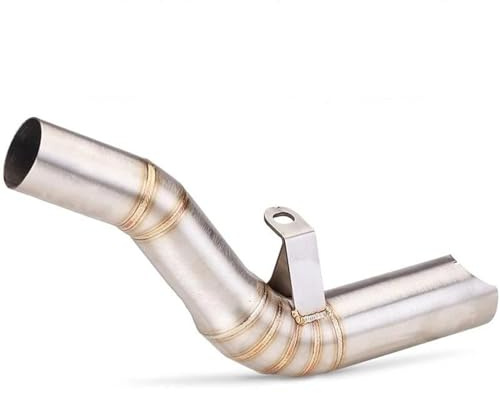Generic Exhaust Pipe Silencer Motorcycle Slip On Exhaust Middle Link Pipe For Suzuki GSXR600 GSXR750 K8 K10 GSXR GSX-R 600 700 Mid Tube Connector Muffler Motorbike Connecting Tube