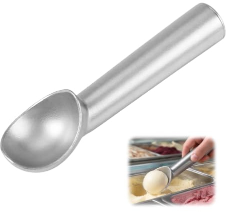 18cm Cuchara Helado, Cuchara Helado Bola, Cucharas Helados Acero Inoxidable | Cucharas para Helados Antiadherente, Cucharaparahelado Calentada, Utensiliohelado, para Arroz, Bolas de Melón, Masa