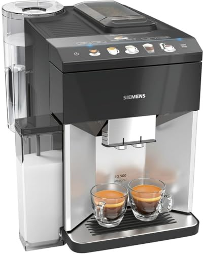 SIEMENS Expresso con amoladora EQ 500 Integral 1500 W Plata