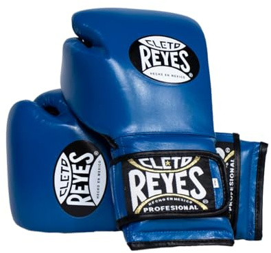 Cleto Reyes Training Gloves with Hook and Loop Closure for Men and Women (14oz, Electric Blue)