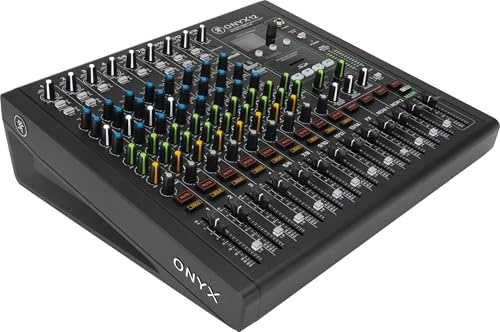 Mackie Onyx12 12-Channel Premium Analogue Mixer with Multi-Track USB