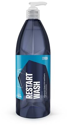 GYEON Q²M RestartWash, Ceramic Coating Shampoo for Coated Cars, 1000 ml | Restores Coating Performance, Hydrophobicity & Self-Cleaning, Iron Removal & Decontamination, Bucket or Foam Gun, pH Neutral