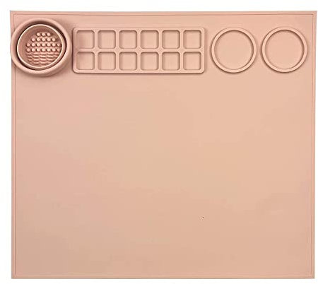 Farbpaletten, 43,2 x 38,1 cm, Silikon-Malmatte, Pigmentpalette, antihaftbeschichtet, Ölfarben-Palette, Künstlermalpalette, Mischpalette, DIY, Handwerk, professionelle Kunstmalerei