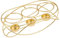 bremermann Chauffe-Plats pour 3 Bougies Chauffe-Plat, Plaque chauffante Ovale, réchaud (Or)