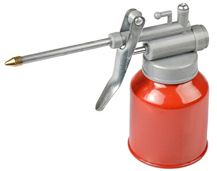 Oil Pump Can | 250ML Leak Proof Oil Pump Metal Can with Spout - Car Maintenance Lubricating Oil Can for Bearings Locks Home Daily Use