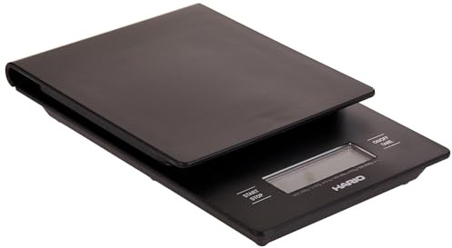 Hario VSTN-INT-2000B Tropfkaffeewaage, V60, Schwarz