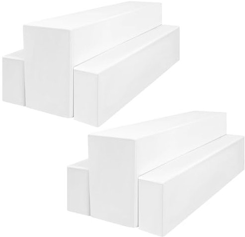 Lumaycens 2 Pack Bierbank Hussen & Biertisch Husse 3er-Set, 220 x 50 x 80 cm in Bierzeltgarnitur, Biertischhusse Premium für 50 cm Blickdicht waschbar Tisch für Outdoor-Bankette (Weiß)