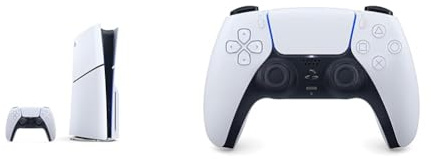 Playstation 5 Standard Slim + Manette DualSense Blanche