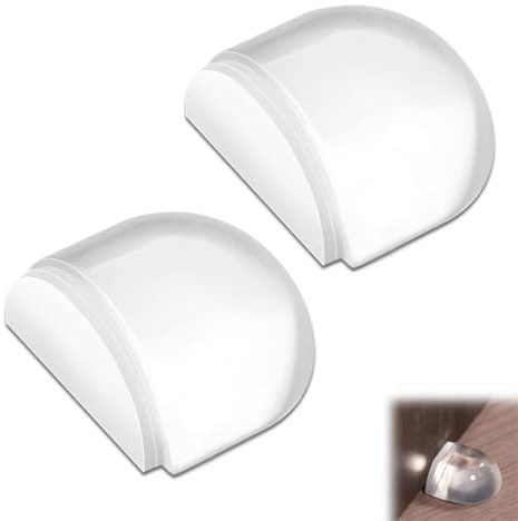Türstopper Boden Kleben, Türstopper Boden, Transparent Türstopper Boden Selbstklebend, Türstopper zum Kleben für den Boden für alle Hartböden Zum Schutz Von Wand und Möbel 2 Stück türstopper boden