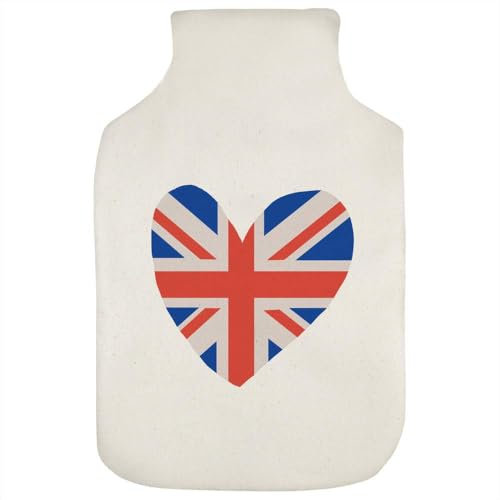 Azeeda 'Union Jack-Herz' Wärmflaschenbezug (HW00036959)