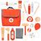 UMU® Mini Arztkoffer Kinder Spielset aus Holz - mit Stethoskop, Blutdruckmessgerät und mehr, Doktorkoffer Spielzeug zum Rollenspiel, 14-TLG. Medizinische Kit für Kinder ab 3, 4, 5 Jahre