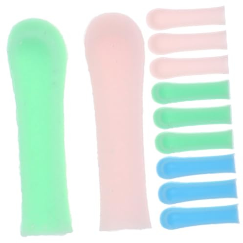 TOBBOMEY 15 Stück Silikon Ohrlöffel Aufsätze Ersatzhüllen Weich Farbig Kompatibel 3,5mm 3,9mm Ohrenschmalzentferner Zubehör Für Erwachsene Und Kinder