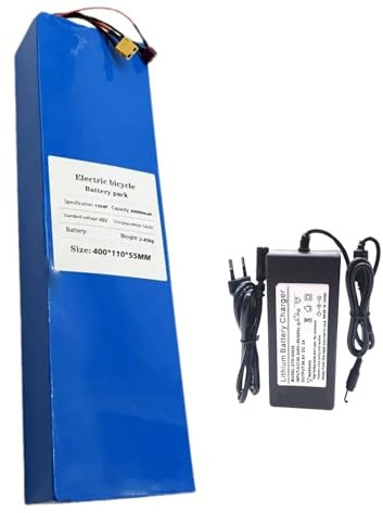 GNIUBBDB Batterie Lithium-ION 48 V 20 Ah 13S4P pour vélo électrique avec Chargeur, Protection BMS intégrée, idéale pour Moteur de vélo électrique 200-1500 W XT60 Plug