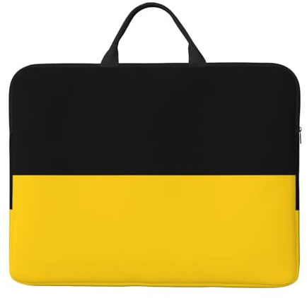 Kantonens flagga – 14 tums laptopfodral, lämplig för daglig kontorsdator skyddsfodral, svart