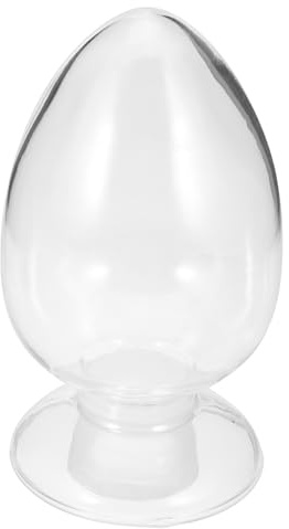 MOTHNUR Frasco de Vidrio con Tapón de Corcho Frasco Boticario Transparente para Almacenamiento de Cerillas Recipiente Decorativo para Guardar Fósforos Botella Clásica