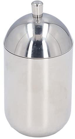 AKLOSIPY Porta Bastoncini di Cotone in Acciaio Inossidabile 304 Contenitori Antipolvere con Coperchio - Soluzione Elegante per Riporre la Casa e il Bagno