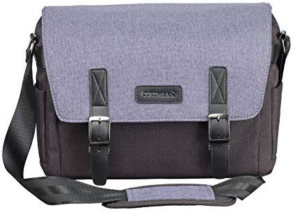 Cullmann Bristol Maxima 333+ Kameratasche im Messenger-Stil mit Tablet-Fach, Farbe blau, 300x210x100mm