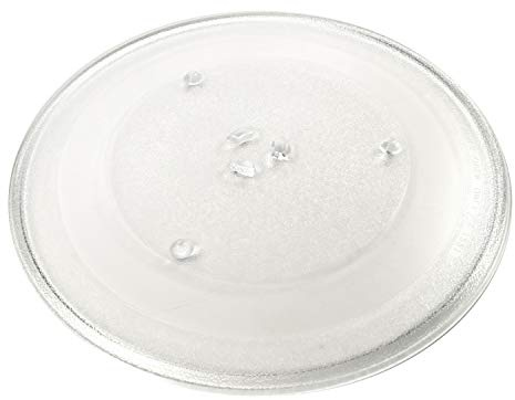 HQRP 13 1/2 Glass Turntable Tray fits Frigidaire 5304464116 5304509621 FFMV162LSA CFMV152CLBA CFMV157GBA CFMV162LBA FFMV1745TBA PLMV168CC1 Microwave Oven Cooking Plate 13-1/2-inch 345mm