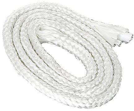 NKlaus 3 m glasfiberveke rund Ø 8 mm för smältljus spiritus lampa oljelampa för rengjord lampolja paraffinolja permanent veke, trädgårdsfackel, fotogenlampa 1250