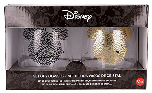Stor 1036, Set 2 bicchieri di vetro 510 ml Topolino, Standard