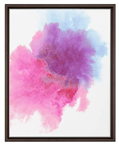 myposterframe Leinwand Canvas 80 x 160 cm Bilderrahmen Schattenfugenrahmen Eiche Dunkel