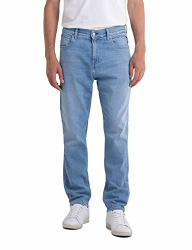 Replay Jeans da Uomo Sandot 010 Light Blue, 3030, 010 Light Blue., 30W x 30L