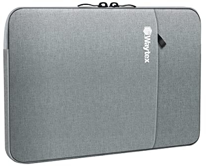 Waytex 71005 Housse pour Tablette et Ordinateur 10 à 11 Pouces Imperméable Protection Anti Chocs et intérieur Velours Gris Clair