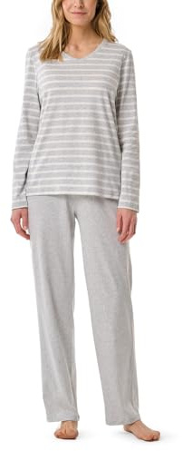 Schiesser Pyjama 3/4 à Manches Courtes en Coton pour Femme