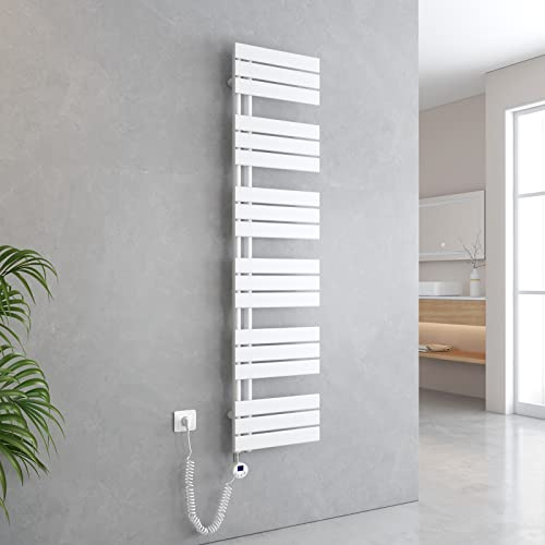 EMKE Scaldasalviette elettrico con wifi termostatato,1599x400 mm,Bianco