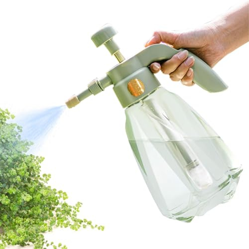 Rociador de presión de la Bomba - Bomba de Agua a Mano | Botella de Aerosol de riego de atomizador de Plantas | Sprayer de jardín de Boquilla Ajustable giratoria césped y rociadores de jardín