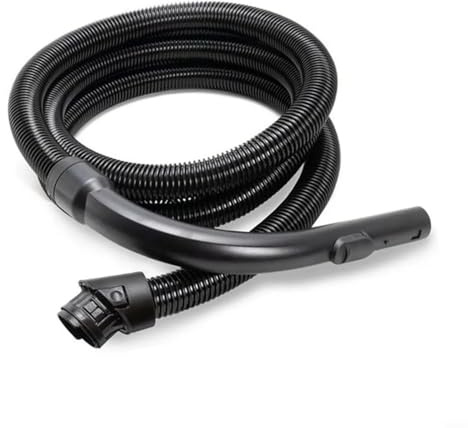 Tidevib Poignée incurvée noire pour aspirateur Miele de 2,5 m pour modèles C1 C2 C3 - Design ergonomique - Tuyau de rechange à portée étendue (2,5 m)
