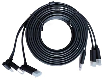 Cable de Repuesto 3 en 1 for Accesorios HDMI de 5 m, USB y alimentación for Juegos de Realidad Virtual, Compatible con HTC Vive