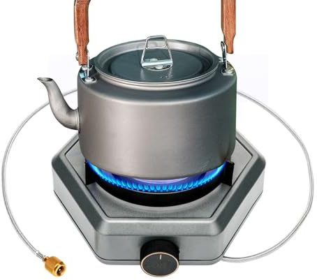 de cuisson d'extérieur - 7,8 kW - Réchaud à gaz pour camping, randonnée, cuisine, pique-nique, barbecue en plein air