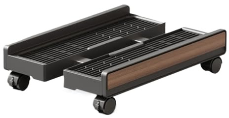 Soporte Para CPU - Estante Portátil Ajustable Con Ruedas De Freno, Soporte Para Torre De Escritorio, Rodante Para Torre De Computadora Móvil Para Organización De Almacenamiento De Impresoras Y M