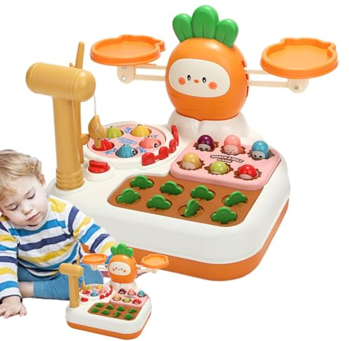 Juego De Cosecha De Zanahoria | Actividad Sensorial para el Desarrollo Temprano - Juguete de Tirar Zanahorias - para, Niños, Niñas, Familias, Profesores, Casa, Escuela y Jardín de Niños