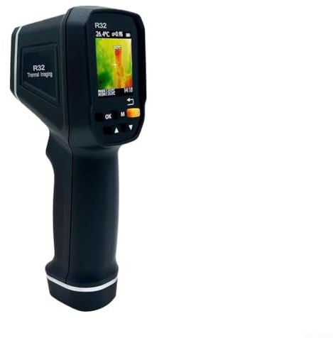 Caméra thermique infrarouge, résolution 32 x 32, plage de -30 ℃ à +500 ℃, rechargeable par USB pour inspection industrielle