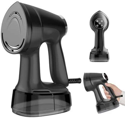 Plancha Vertical Vapor Portatil - 1500 W Plancha Ropa Vapor Portatil, 30s De Precalentamiento Rápido, 2 Ajustes De Vapor, Gran Depósito De 400 Ml, Planchas De Ropa Verticales Para Hogar Viajes