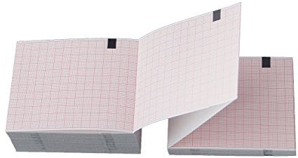 tecnocarta op-122te paquets de papier thermique pour eCG compatibles avec Fukuda op-122te, 20 pièces