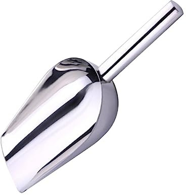 BESTonZON Pelle à Glace Acier Inoxydable Petite Pelle à Glace Pour Congélateur Pratiques