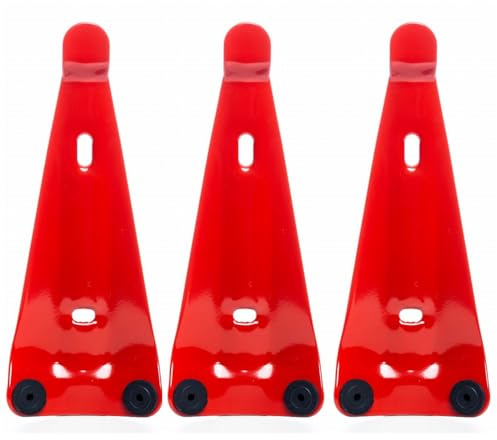 notlok Safety Work - 3X Dreieckslöscherhaken | Wandhalter zum Aufhängen des Feuerlöschers | Universal-Wandaufhängung für bis zu 12 kg Feuerlöscher | Wandmontage für Zuhause oder Büro