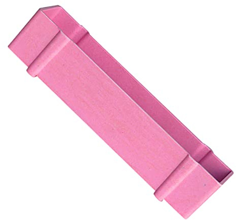 Milisten Maceta Rectangular Decorativa para Suculentas en Estilo Nórdico, Color Rosa, Adecuado para Balcón o Alféizar