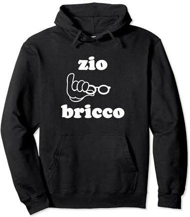 Zio Bricco Felpa con Cappuccio