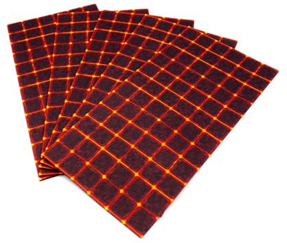 Zonas de Goma Compatible con Warhammer 40K - Pasillo de Lava - 5 Piezas